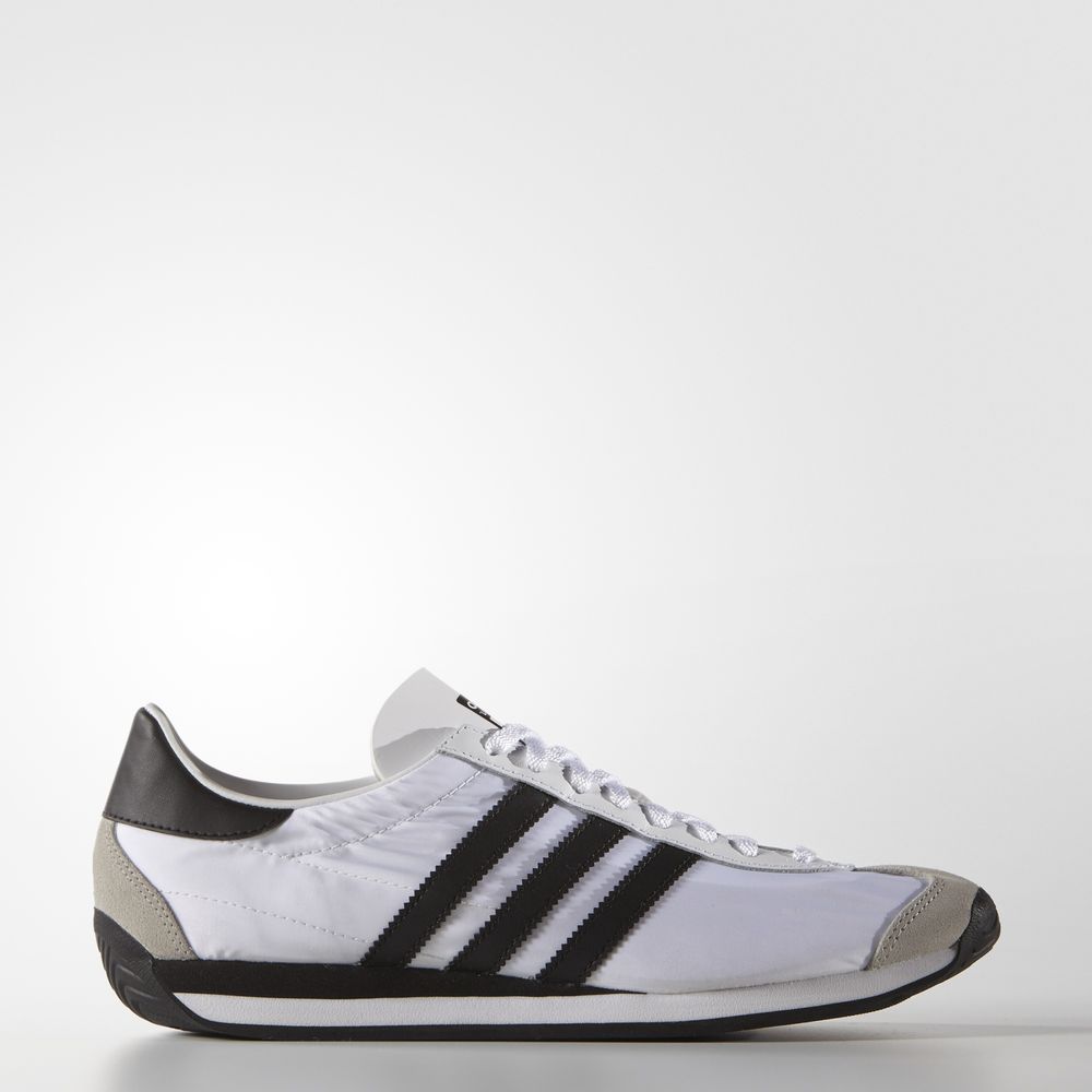 Adidas Country Og - Originals γυναικεια - Ασπρα/Μαυρα/Γκρι,Μέγεθος: EU 36 – 54 2/3 (655WMVXR)